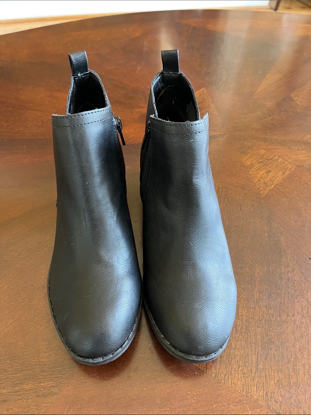 Women’s Black Ankle Boots - Classic Zip Closure